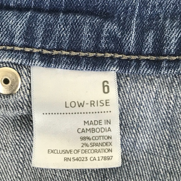 Old Navy The Diva Low Rise Jeans 6 Women Blue - Picture 7 of 8